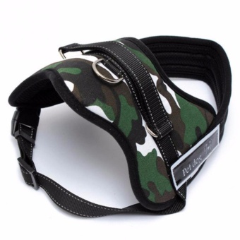 Lynx Rompi Pengaman Anjing Besar High Quality Adjustable Harness Vest Nylon for Large Dog size XL- Motif Army