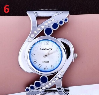 CANSNOW quartz watch bracelet ladies watch fashion trends casual fashion watch for women and girls—color:6 - intl