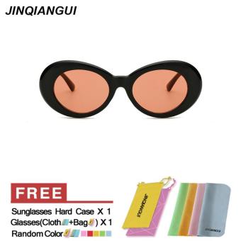 JINQIANGUI Sunglasses Women Rectangle Plastic Frame Sun Glasses Pink Color Eyewear Brand Designer UV400 - intl