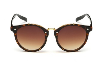 Classic Half Frame Semi-Rimless Rimmed Sunglasses - intl