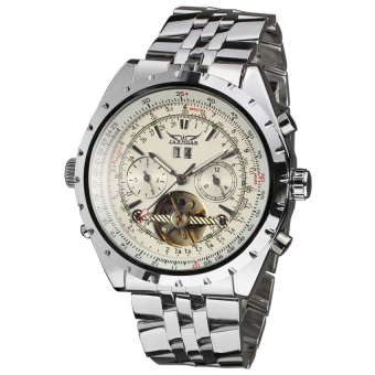 Jargar Men Mechanical Dress Watch Tourbillon Automatic Wristwatch with Gift Box JAG212M4S4