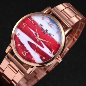 Unisex Watches Quartz Trendy Wrist Watch Stainless Steel Watches - intl