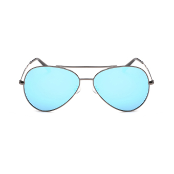 Sunglasses Polarized Women Mirror Shield Glasses Blue Color Brand Design