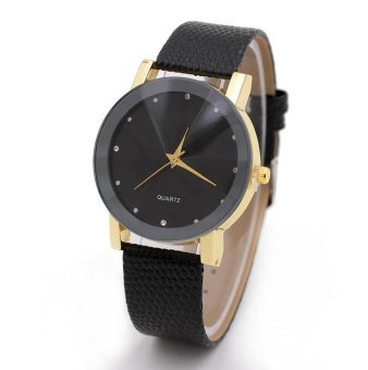 CE point drill scale meteor ray student watch men and women general explosion Korean version of Europe and the United States selling fashion single product watch selling single product round dial black strap black dial - intl