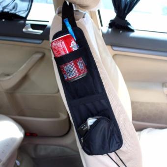 Lynx Car Seat Chair Side Bag Hanging Organizer Storage Multi-Pocket Gantung Samping Jok Mobil - Hitam