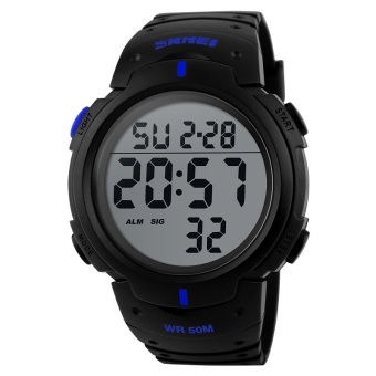 Brand Skmei Mens Sports Watches Digital LED Watch Men Fashion Casual Electronics Wristwatches 30meter Waterproof 1068