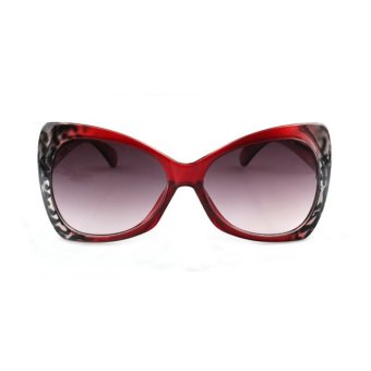Women's Eyewear Sunglasses Women Butterfly Sun Glasses Multi Color Brand Design (Intl)