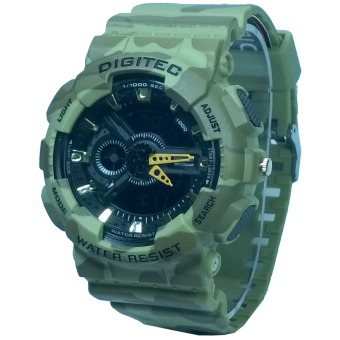 Digitec DG4322 Dual Time Jam Tangan Pria Biru Muda