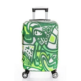 FLORA Stretchable Elasticy 18-20 inch Waterproof Travel Luggage Suitcase Protective Cover- Maze
