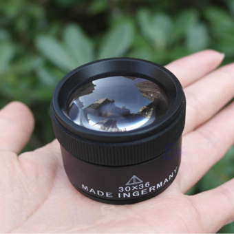Portable 30x36mm Jeweler Optics Loupes Magnifier Tool Glass Pocket Microscope