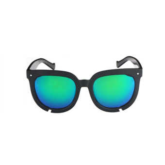 Sun Sunglasses Women Cat Eye Sun Glasses Green Color Brand Design - Intl
