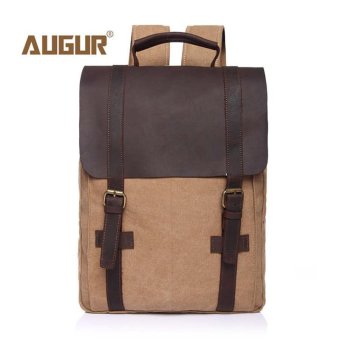AUGUR Multi-functional Canvas Dual Shoulder Bags Backpack for Travel Laptop Bags - intl