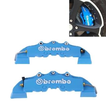 2 PCS Brembo High Performance Brake Decoration Caliper Cover Small Size(Blue) - intl