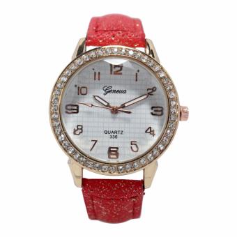 Generic - Jam tangan fashion wanita analog - FIN-405 - red