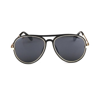 JINQIANGUI Women's Eyewear Sunglasses Women Oval Sun Glasses Grey Color Brand Design - intl