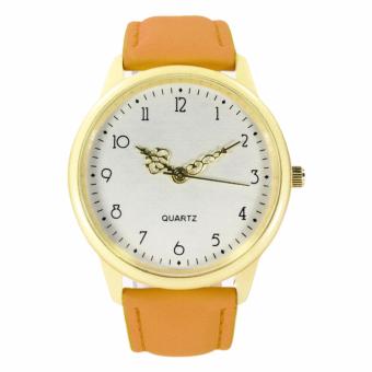 Generic - jam tangan fashion wanita analog - FIN-94 - Light Brown