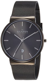 Skagen Men's SKW6108 Ancher Gray Stainless Steel Watch with Mesh Band