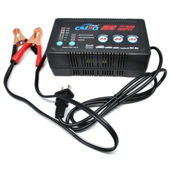 Portable Car Battery Charger 12V/6A with Repair Function 2A 6A 10A - Black