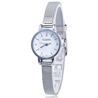 New hot fashion alloy mesh belt Ladies Watch simple mesh with small female dial quartz watch Tide Watch - intl