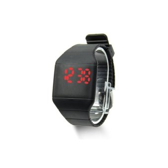 wristwatches Women Men Touch Digital Led Silicone Sport Wrist Watch Ultra-thin Watch - Intl