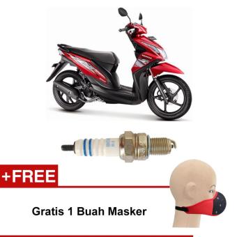 Bosch Busi Sepeda Motor Hoda Beat UR5DC 0242045005 - 2 Pcs - Free Masker