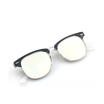 Women's Eyewear Sunglasses Women Mirror Sun Glasses Silver Color Brand Design