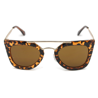 Women's Eyewear Cat Eye Sunglasses Women Sun Glasses Leopard Color (Intl)