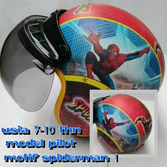 Bogo Retro Hitam Polos. Source · harga Helm Anak lucu usia 7 .