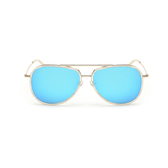 Sunglasses Polarized Men Mirror Shield Sun Glasses Blue Color Brand Design