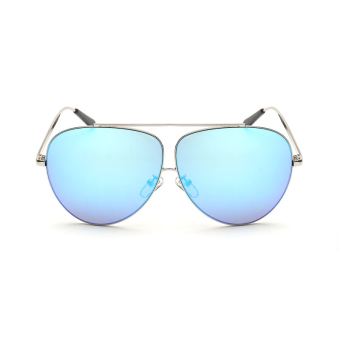 Women's Eyewear Sunglasses Women Aviator Sun Glasses Blue Color Brand Design