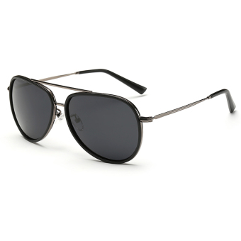 New Polaroid Sunglasses Men Polarized Driving Sun Glasses Sunglasses Brand Designer Fashion H4267-02 (Grey)