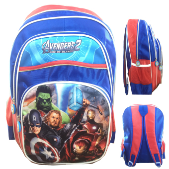 BGC Avenger Captain America Iron Man 3 Kantung Full Sateen Tas Ransel Anak Sekolah SD