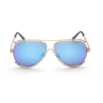 Sunglasses Women Aviator Sun Glasses Blue Color Brand Design