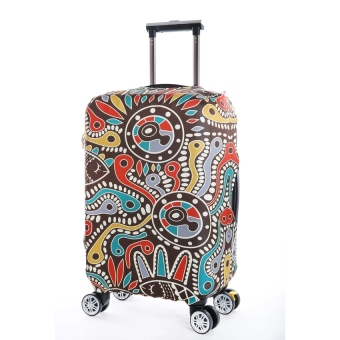 FLORA Stretchable Elasticy 18-20 inch Waterproof Stretchable Suitcase Luggage Cover to Travel- national style