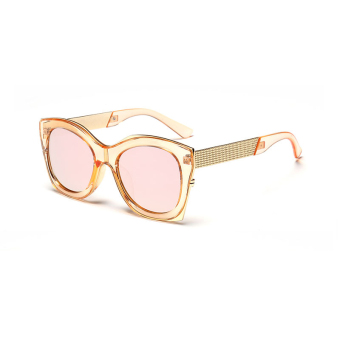 Mbulon Sunglasses Women Retro Cat Eye Sun Glasses Black Color Brand Design