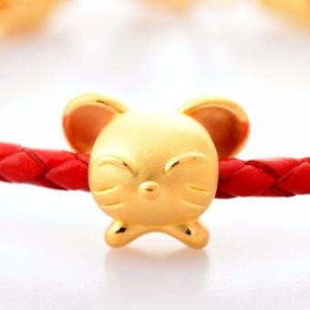 Tiaria Mouse Pendant Bracelet 24K Gold Perhiasan Gelang Emas 24K