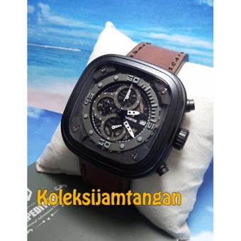 Expedition 6664 - Jam tangan Pria Expedition 6664 - Leather Strap - Rose Gold