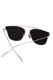 Moreno Kacamata Fashion Pria Wanita - Unisex Sunglasses - Geometrical Frame - Silver