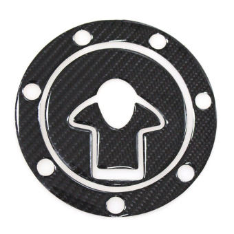 KODASKIN Carbon Fiber Tank Gas Cap Pad Pad Filler Cover Sticker decals Fit KAWASAKI ZXR250 /400/ZRX400/ZZR400/600 - intl