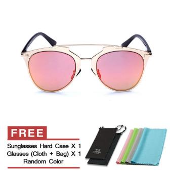 Women's Eyewear Sunglasses Women Mirror Cat Eye Retro Sun Glasses Orange Color Brand Design (Intl)