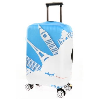 FLORA Stretchable Elasticy 22-24 inch Waterproof Stretchable Suitcase Luggage Cover to Travel- Plane