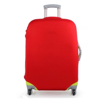 MR Luggage Cover Protector Elastic Suitcase Sarung Koper L for 28-30 inch - Merah
