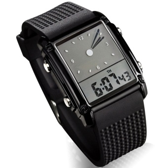 Womens Mens Modish Digital LED Exquisite Chronograph Quartz Sport Wrist Watch - intl
