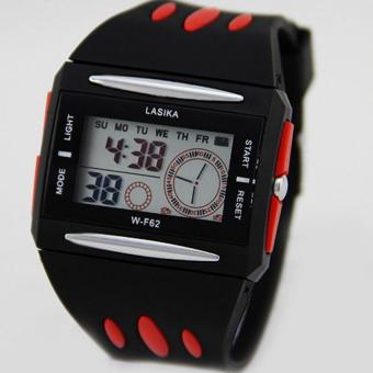 Lasika - Jam Tangan Digital Anak Laki-laki - LAM 62d red