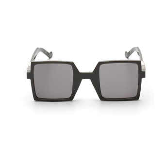 Sunglasses Men Mirro Square Sun Glasses SilverBlack Color Brand Design (Intl)