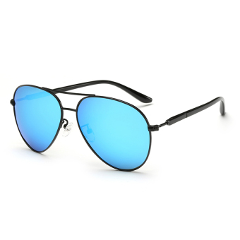 Sunglasses Polarized Women Mirror Shield Glasses Blue Color Brand Design (Intl)
