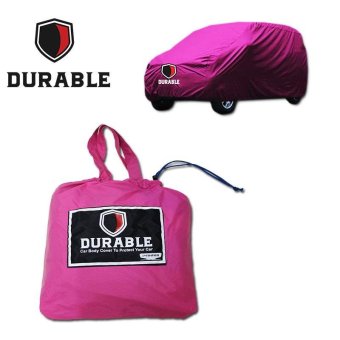 Toyota Agya \"Durable Premium\" Wp Car Body Cover / Tutup Mobil / Selimut Mobil Pink