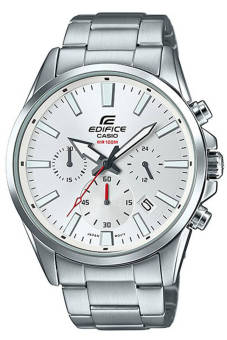 Casio Edifice EFV-510D-7A 100-meter water resistance men's watch Silver