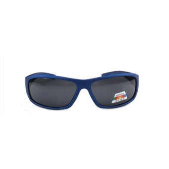Men's Eyewear Sunglasses Men Polarized Rectangle Sun Glasses Blue Color Brand Design (Intl)
