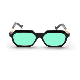 Womens Eyewear Sunglasses Women Irregular Sun Glasses Green Color Brand Design